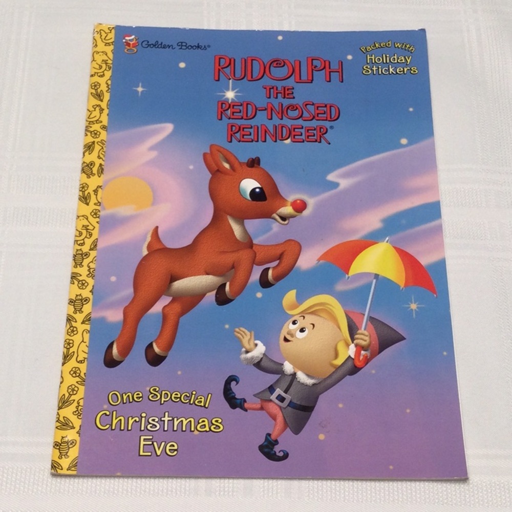 Rudolph The Red-Nosed Reindeer One Special Christmas Eve Sticker & Coloring Book